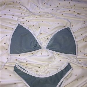 Grey Triangle Swimsuit